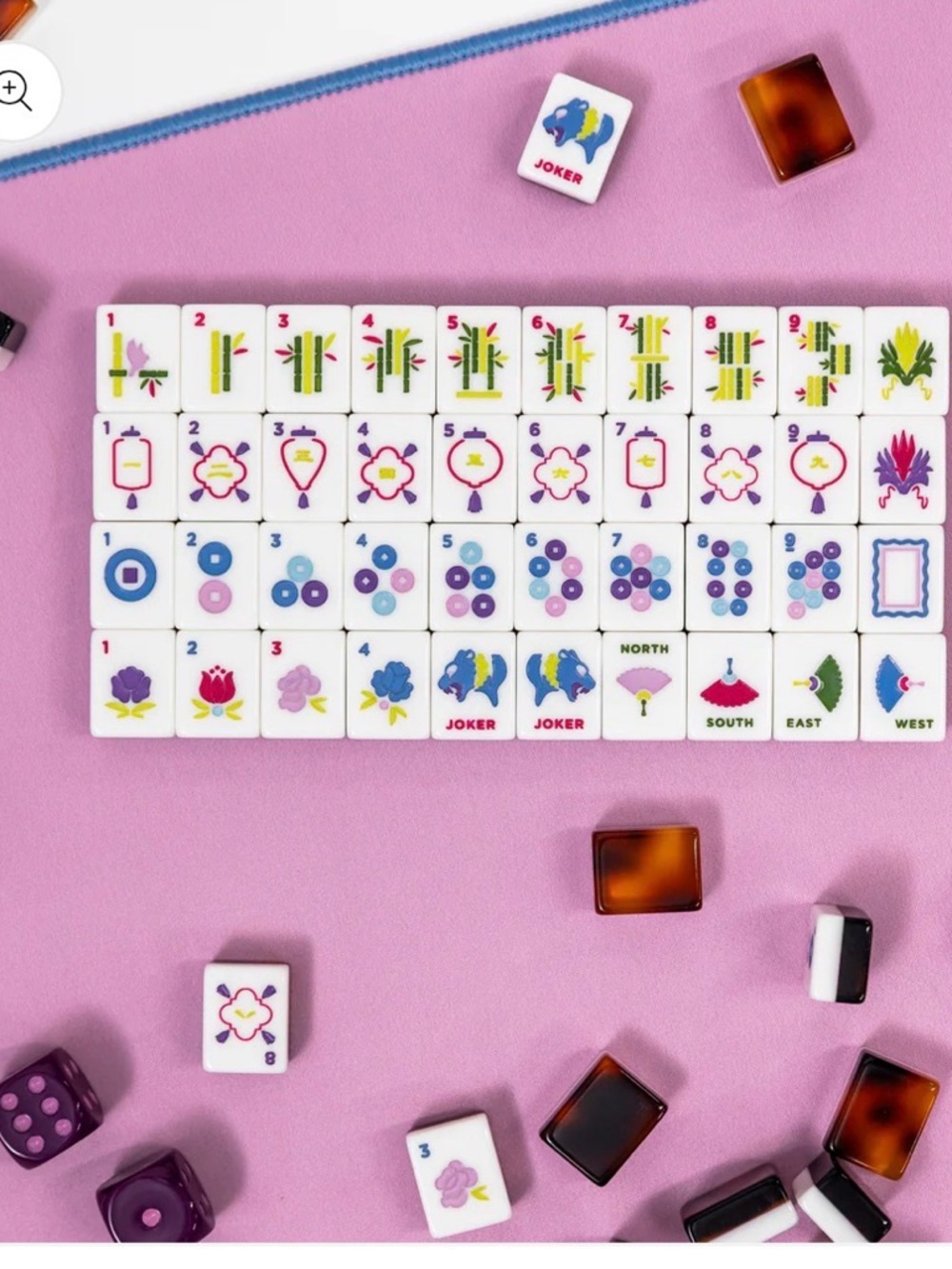 Classic Tortoise Shell Travel Tile Set  by BirdBam Boutique